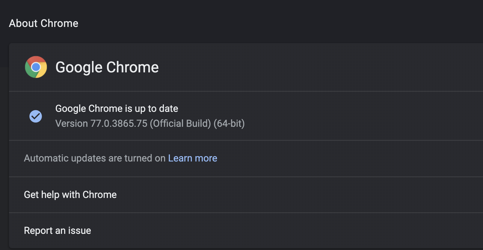 Chrome download 77.0